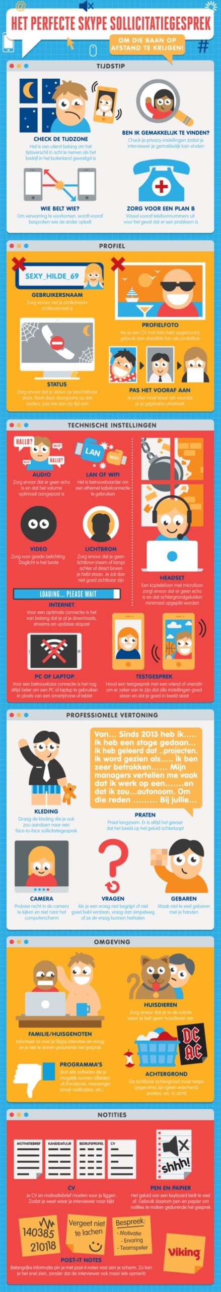 Alles wat je moet weten om een goed sollicitatiegesprek via Skype te houden